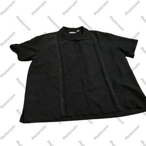 Cubavera Black Casual Button‎ Down Shirt